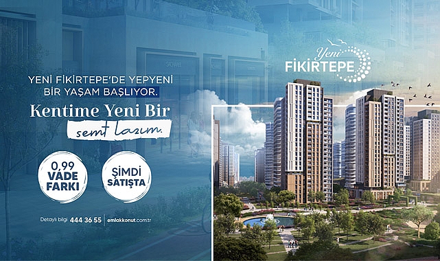 Emlak Konut Yeni Fikirtepe'de 0,99 vade farkı, avantajlı fiyatlar alıcısını bekliyor! Yeni Fikirtepe konut fiyatları kaç liradan başlıyor?