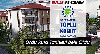 Ordu TOKİ kura takvimi resmi açıklaması geldi! TOKİ Ordu'da 10 ilçe için tarihleri açıklandı