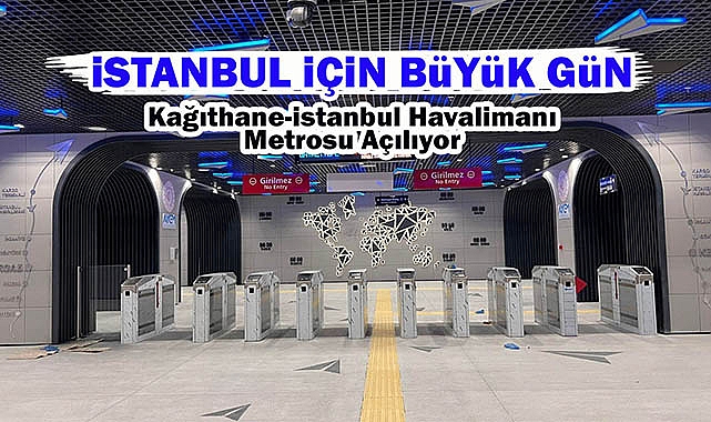 İstanbul'da büyük gün! Dev metro hattı İstanbul Havalimanı için çalışmaya başlıyor
