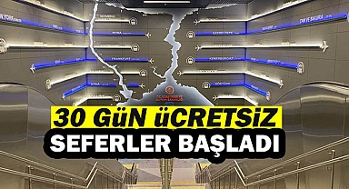 İstanbul Havalimanı-Kağıthane metrosu seferlere başladı! 30 gün boyunca ücretsiz...