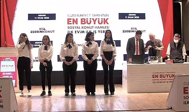 TOKİ Adana hak sahipleri isim listesi bugün 2200 konut ile belirlenmeye devam etti