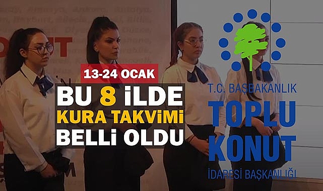 TOKİ bu 8 il için hak sahipleri belirleme tarihlerini açıkladı!