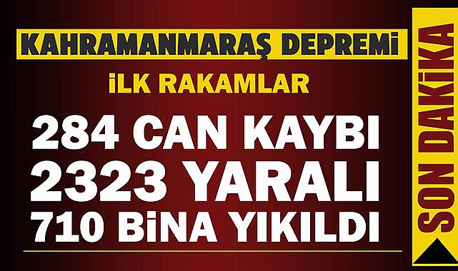 Kahramanmaraş ve 10 ilde büyük yıkım sonrası can kaybı ve yıkılan bina sayısını Fuat Oktay açıkladı
