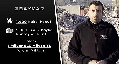 Selçuk Bayraktar konut seferberliği başlattı! 1000 konut, 2000 konteyner kent bağışladı...