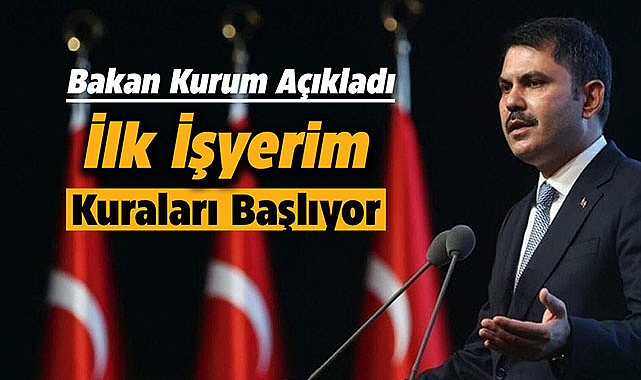 Bakan Kurum, 12 ll, 3106 hak sahibi için TOKİ İlk İşyerim takvimini açıkladı