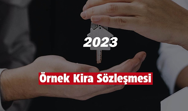 Kira kontratı 2023 hazır örneği