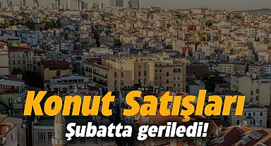 Konut satışlarında düşüş Şubatta yüzde 18 oldu