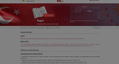 Resmi Gazete 3 Mart 2023