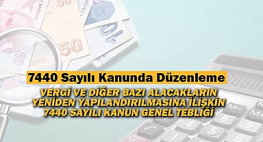 7440 sayılı kanunda değişiklik! Vergi ve Diğer Bazı Alacakların Yeniden Yapılandırılmasına İlişkin Düzenleme Resmi Gazete'de