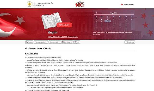 Resmi Gazete (10.05.2023)