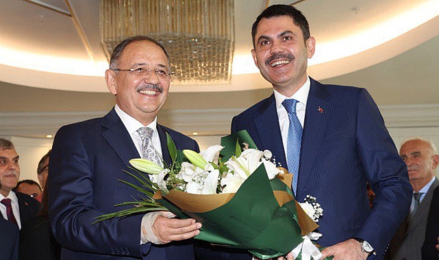 Mehmet Özhaseki görevi Murat Kurum'dan devraldı