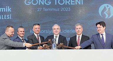 Kaleseramik (KLSER) gong töreni ile Borsa İstanbul'da işlem görmeye başladı