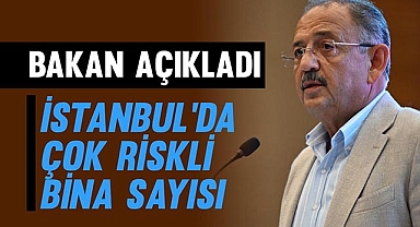 Bakan Özhaseki resmen açıkladı! İstanbul'da çok riskli bina sayısı belli oldu