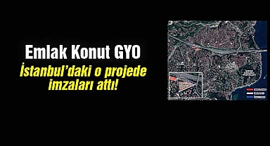 Emlak Konut İstanbul Beşiktaş Akat projesi için imzalar atıldı