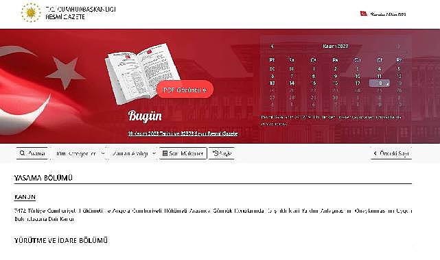 Resmi Gazete (18.11.2023)