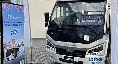 Karsan elektrikli minibüsleri Japonya'da yollara çıktı!