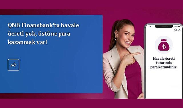 Bu banka bedava havale işlemlerine bol keseden para ödülü veriyor!