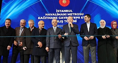 İstanbullu merakla bekliyordu! Gayrettepe-Kağıthane metrosu açılışı yapıldı...