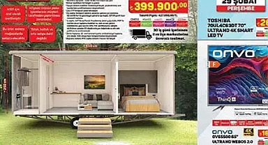 A101 Tiny House fiyatı ne kadar? 2024 model Escamp 6500 Flat Tiny House satışta