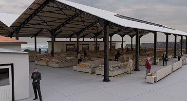 Pamukkale'de 10 mahalleye yeni kapalı pazar yeri ve sosyal tesis