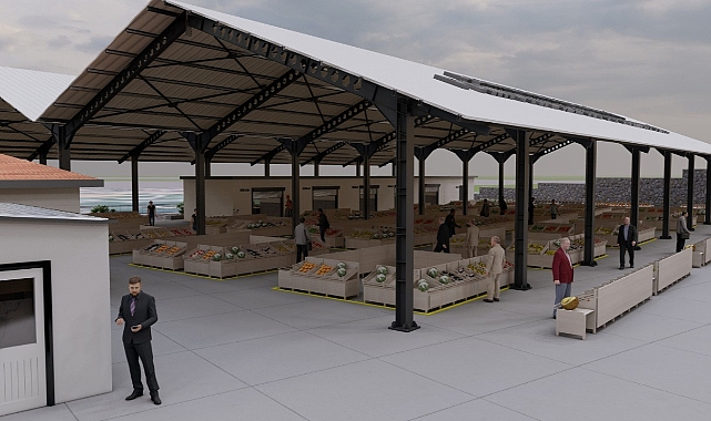 Pamukkale'de 10 mahalleye yeni kapalı pazar yeri ve sosyal tesis