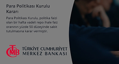 Merkez Bankası faizleri sabit bıraktı