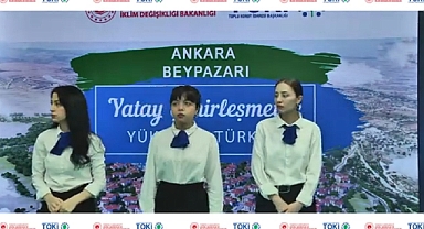 113 daireli TOKİ Ankara Beypazarı hak sahiplerinin konut belirleme işlemi tamamlandı