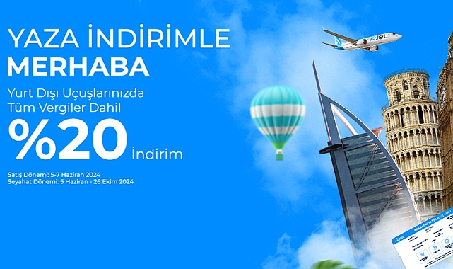 AJet indirimli uçak biletleri satışta!