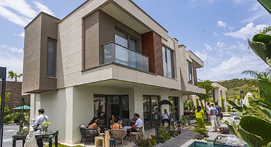 Bodrum'da 140 villalık lüks projede örnek villa hazır