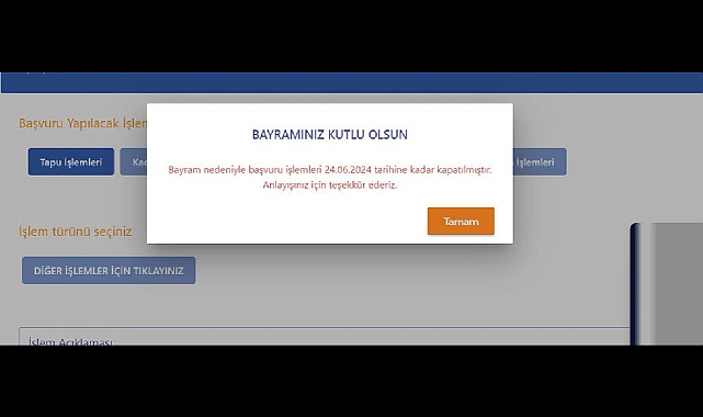 Emlak alım satımı yapacaklar dikkat! Web Tapu Randevu sistemi tatile girdi...