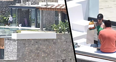 Ünlü çift Bodrum'daki lüks villa için tadilat başlattı!