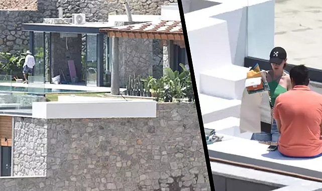 Ünlü çift Bodrum'daki lüks villa için tadilat başlattı!