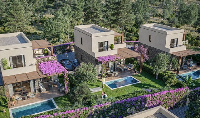 Bodrum'da Tahincioğlu imzasıyla Nidapark Çamlık projesinde müstakil villa yaşamı başlıyor