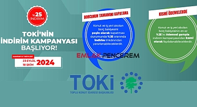 Başvurular alınmaya başladı! TOKİ'ye başvuran yüzde 25 indirim alacak...