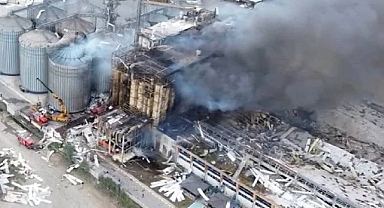 Fabrikası patlamada yanan büyük hasar gören (OBAMS) OBA Makarna'dan açıklama