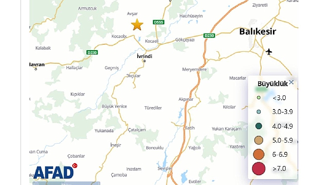 Son depremler: Balıkesir'de deprem mi oldu? Balıkesir İvrindi merkezli  3.9 büyüklüğünde korkutan deprem!