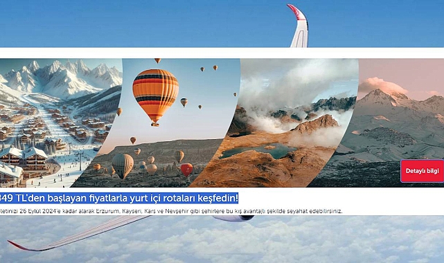 THY bu tarihlerde yeni ucuz bilet fırsatı! 849 TL'den başlayan fiyatlarla THY yurt içi uçak biletleri satışta