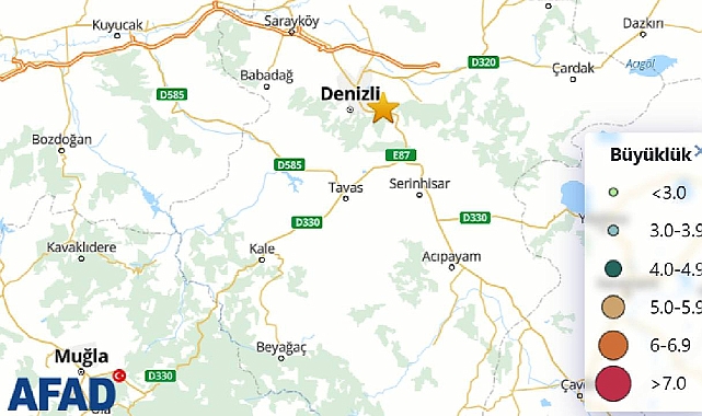 AFAD son dakika açıkladı: Denizli'de deprem mi oldu? Denizli, Pamukkale sallandı...