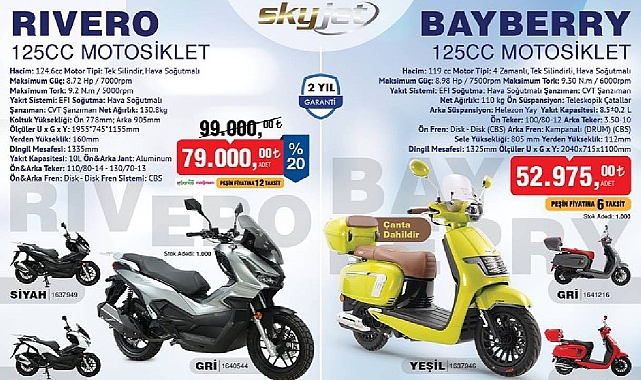 BİM aktüel ürünlere 53 Bin ve 79 Bine iki çeşit motosiklet girdi