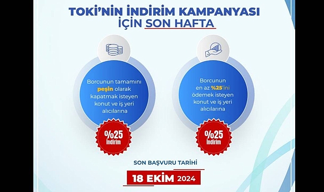 TOKİ duyurdu: İndirimde son 5 gün!