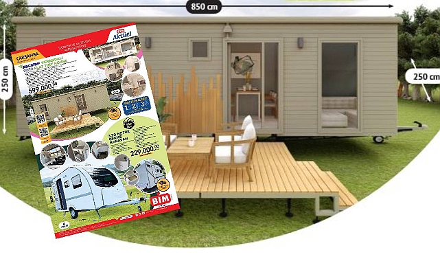 BİM Tiny House satışı! Üstelik Verandalı...