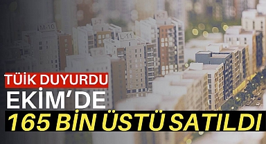Konut satışları Ekim'de 165 Bin ile 2024 rekorunu kırdı