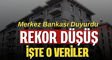 Merkez Bankası endeksine göre konut fiyatları rekor geriledi!