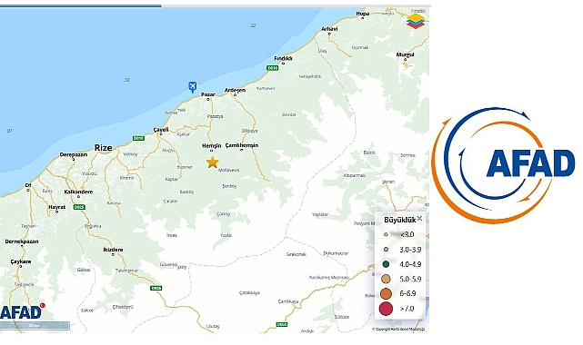 Son dakika AFAD duyurdu! Rize Hemşin'de korkutan deprem!
