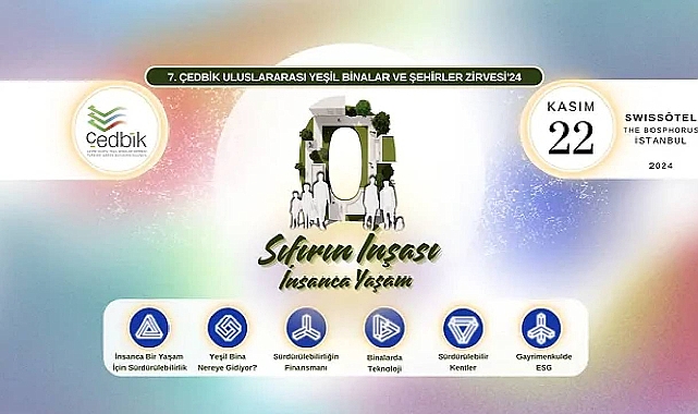 Yeşil Binalar ve Şehirler Zirvesi 2024 başlıyor