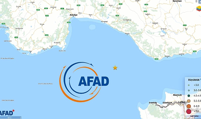 AFAD az önce duyurdu: Antalya'da yeni deprem!