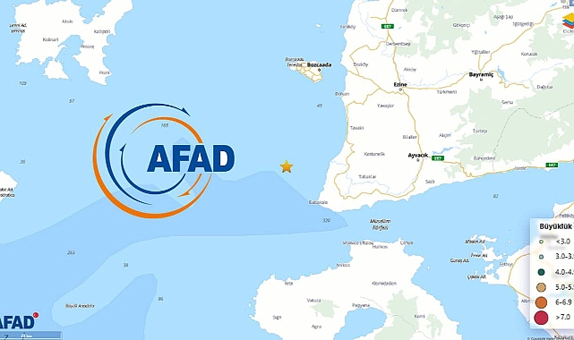 Çanakkale Ayvacık merkezli deprem! AFAD son dakika duyurdu
