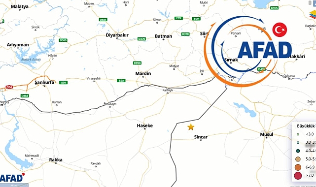Mardin Nusaybin'de deprem! Son dakika AFAD açıkladı