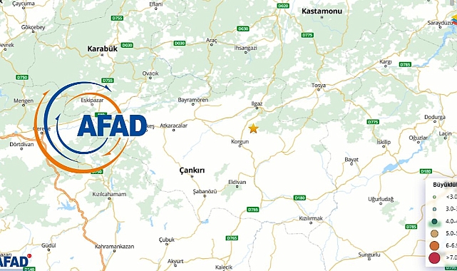 Son dakika AFAD açıkladı: Çankırı'da deprem! Deprem bu illerde hissedildi...