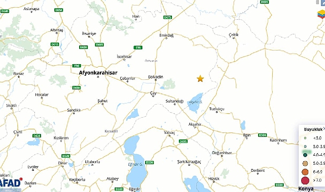Son dakika AFAD az önce duyurdu: Afyonkarahisar'da korkutan deprem!